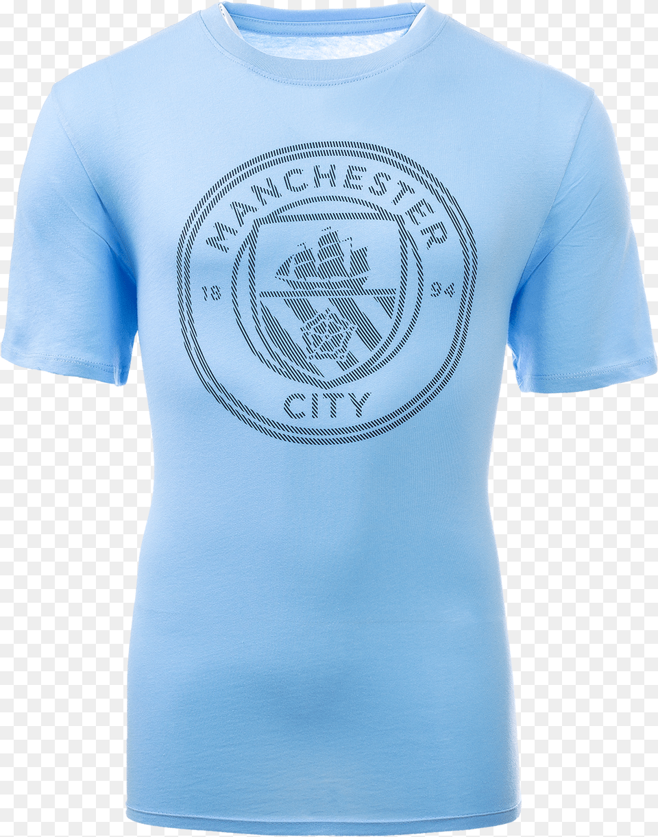 Manchester City Fa17 Crest T Shirt Manchester City, Clothing, T-shirt Png Image