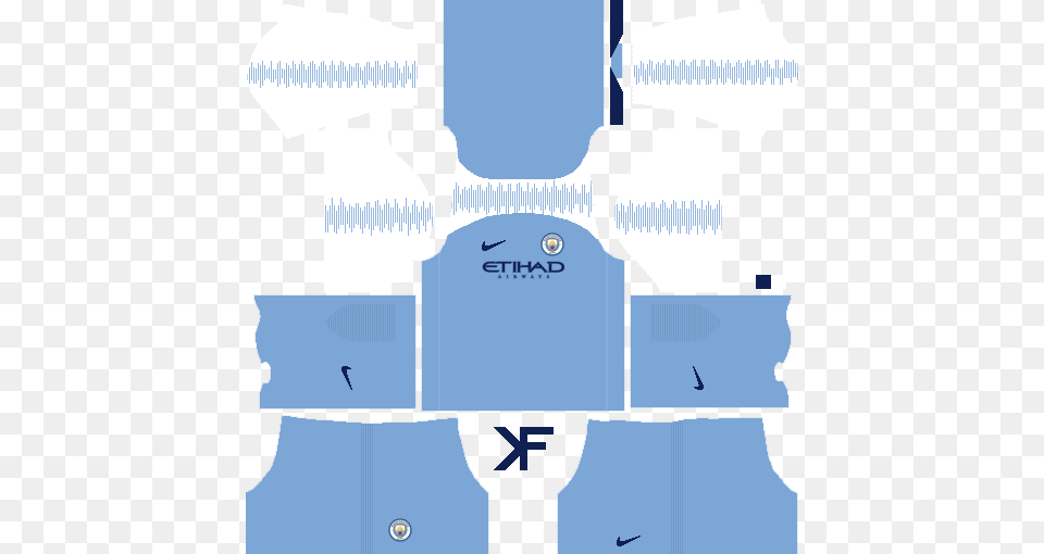 Manchester City Fantasy Home Kit Atletico Madrid Kit Dls, Clothing, Lifejacket, Vest, Person Free Png