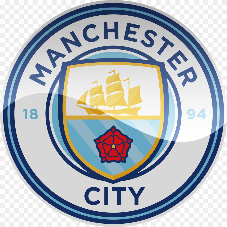 Manchester City Fc Hd Logo Football Logos Download Logo Manchester City, Badge, Symbol, Emblem, Disk Free Transparent Png