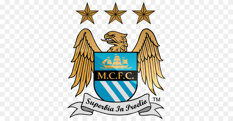 Manchester City Logo, Emblem, Symbol, Badge, Person Png Image