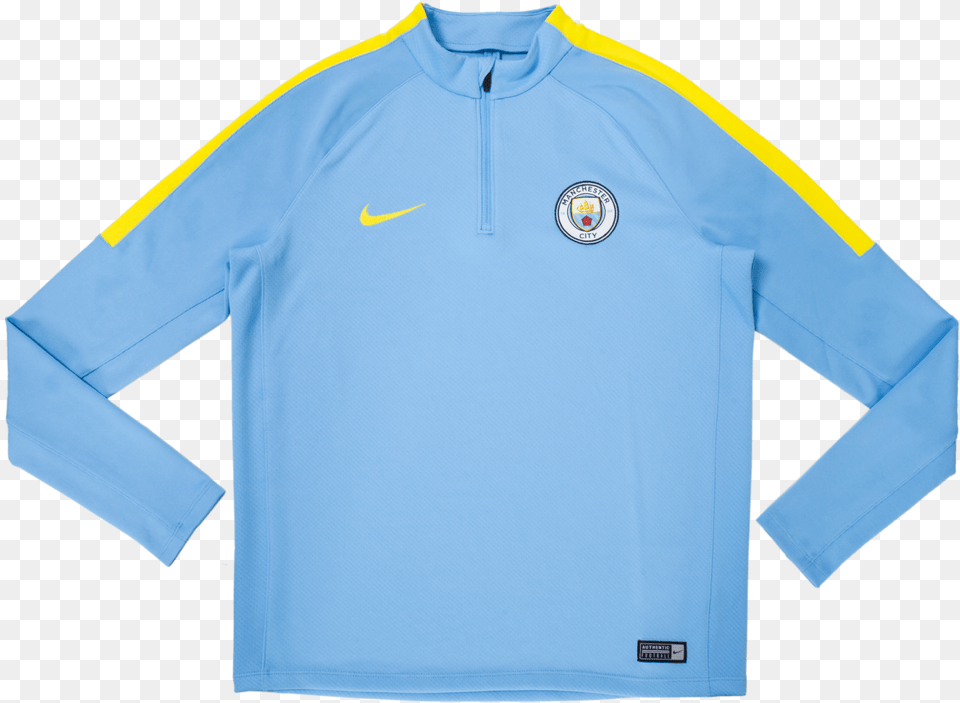 Manchester City Sqd Drill Top Long Sleeved T Shirt, Clothing, Coat, Long Sleeve, Sleeve Free Png Download