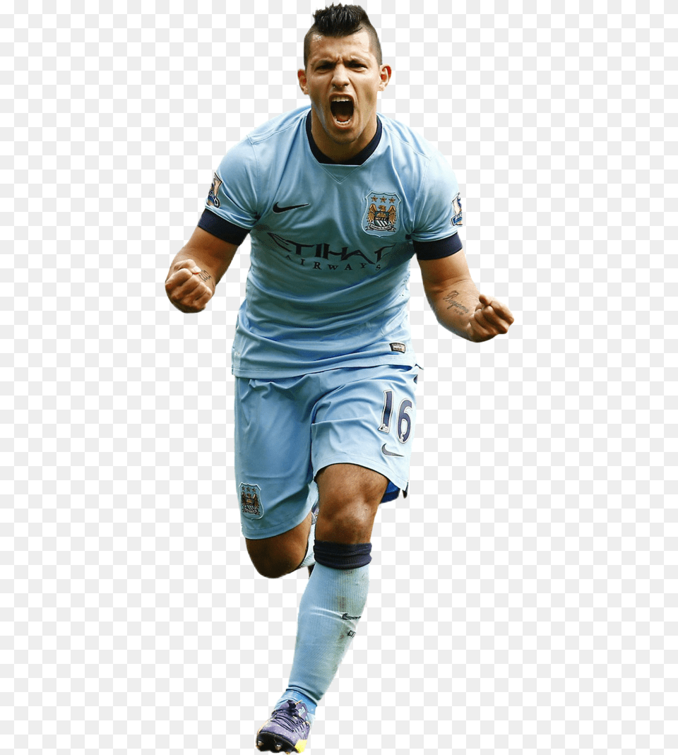 Manchester City V4 Soccer Player, Shouting, Angry, Face, Person Free Png