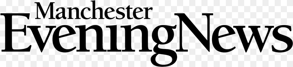 Manchester Evening News Logo, Gray Free Png