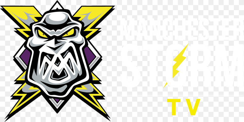 Manchester Logo Manchester Storm Logo, Symbol, Face, Head, Person Png Image