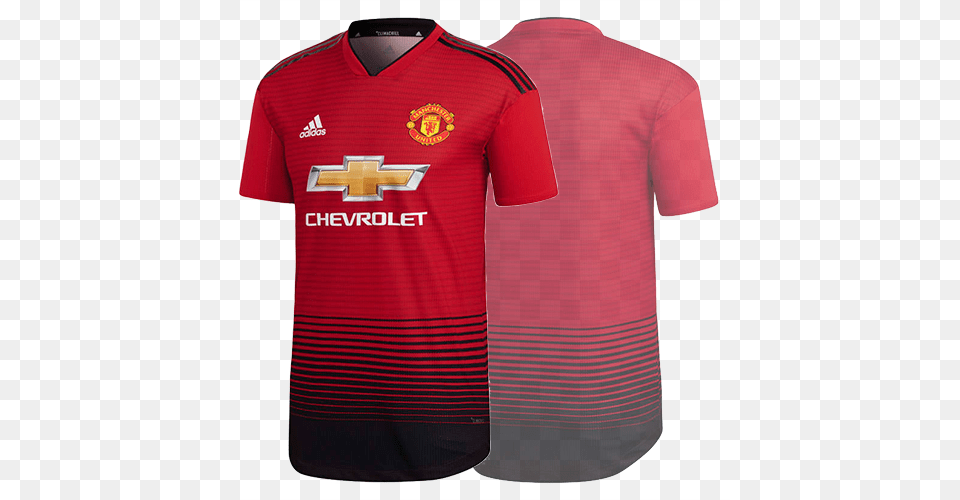 Manchester Manchester United Kit 18, Clothing, Shirt, Jersey, T-shirt Free Png