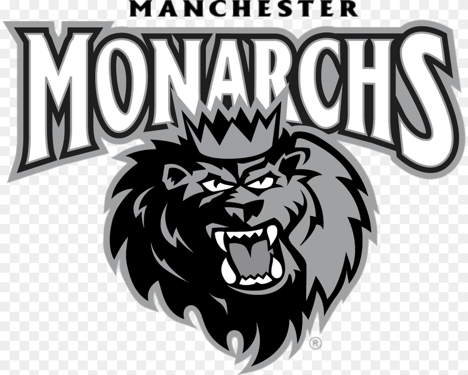 Manchester Monarchs Logo, Mammal, Animal, Ape, Wildlife Free Png Download