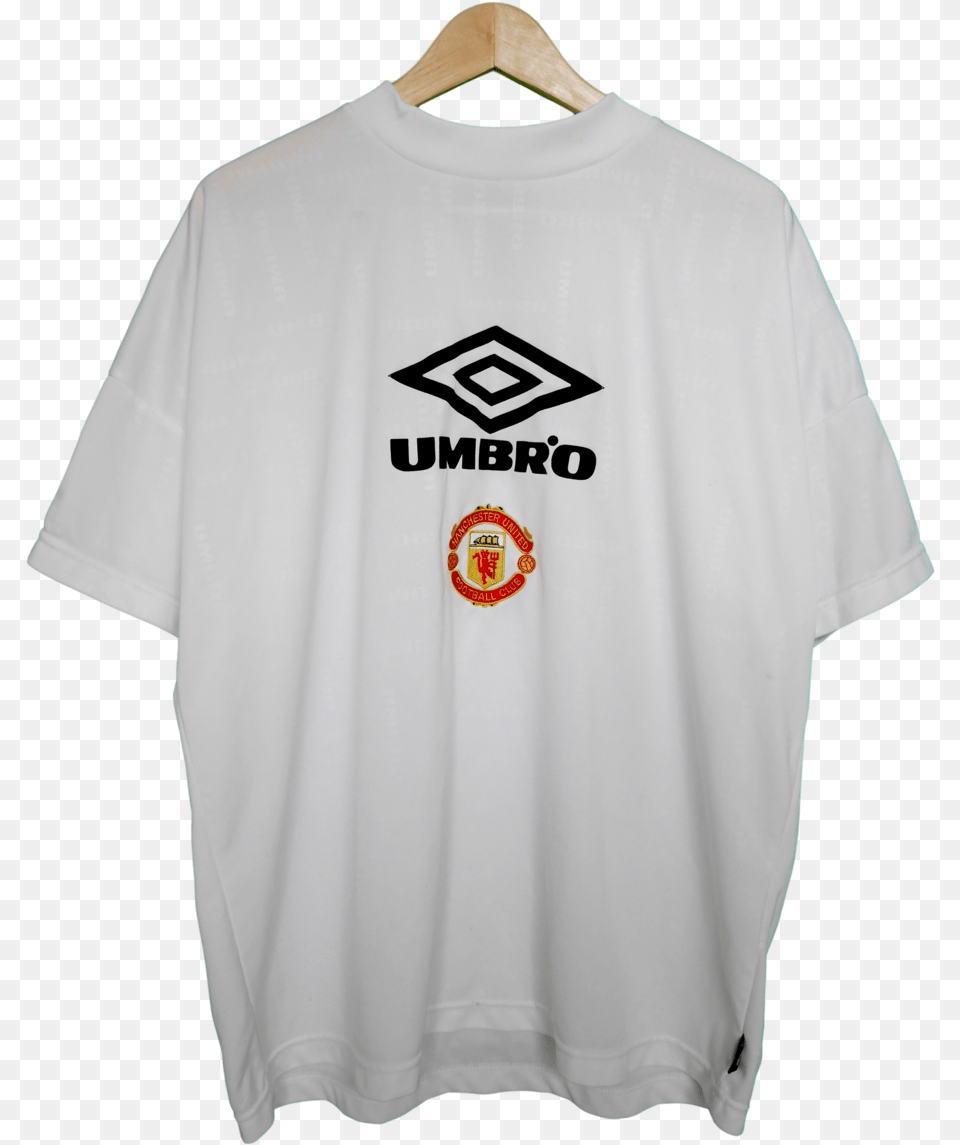 Manchester United 1997 1998 Training Shirt Emblem, Clothing, T-shirt, Jersey Free Png