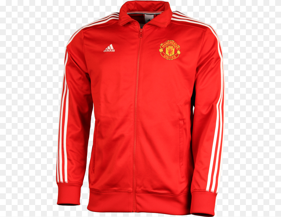 Manchester United Men S Track Top Tuta Manchester United Adidas, Clothing, Coat, Jacket, Shirt Free Transparent Png
