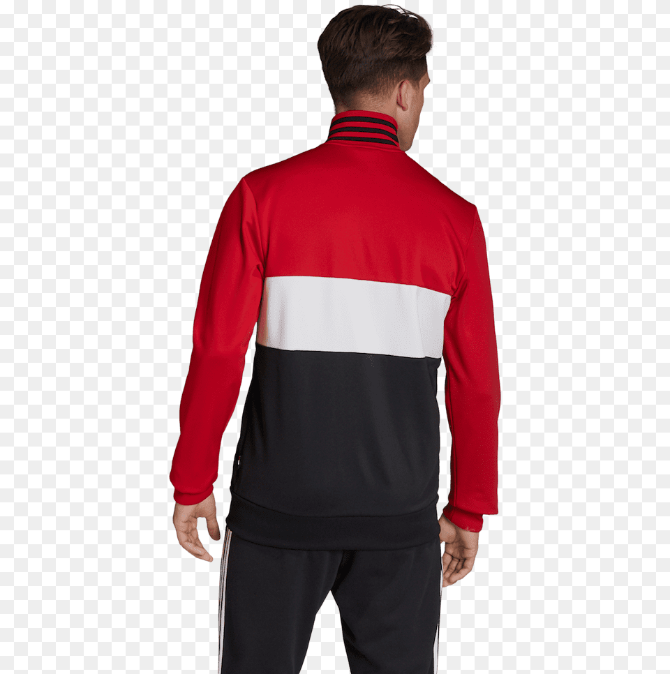 Manchester United 3 Stripes Track Jacket Adidas, Clothing, Coat, Sleeve, Long Sleeve Png Image