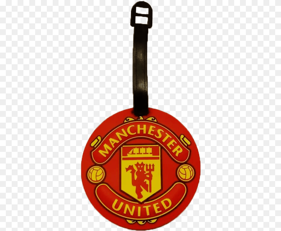 Manchester United Bagasje Tag Manchester United, Badge, Logo, Symbol, Food Free Transparent Png