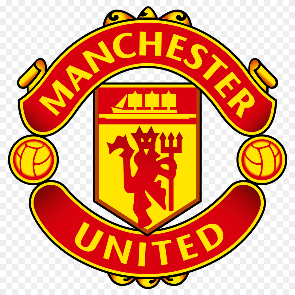 Manchester United Fc Football Club Crest Logo Vector Vector, Emblem, Symbol, Badge, Dynamite Free Transparent Png