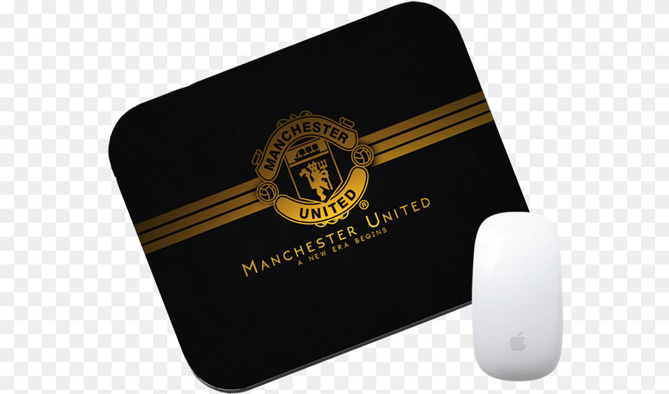 Manchester United Gold Mouse Pad Skateboarding, Mat, Mousepad, Business Card, Paper Free Png