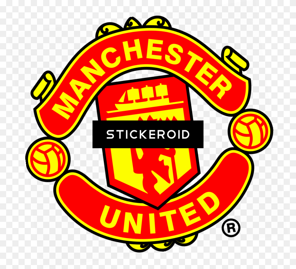 Manchester United Logo, Badge, Symbol, Dynamite, Weapon Free Png Download