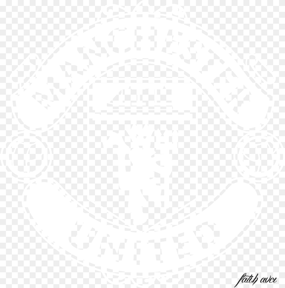 Manchester United Logo Black And White Vector Manchester United White Logo, Emblem, Symbol, Baby, Person Free Png