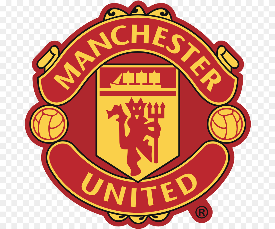 Manchester United Logo Clipart Manchester United, Badge, Symbol, Emblem, Dynamite Free Png