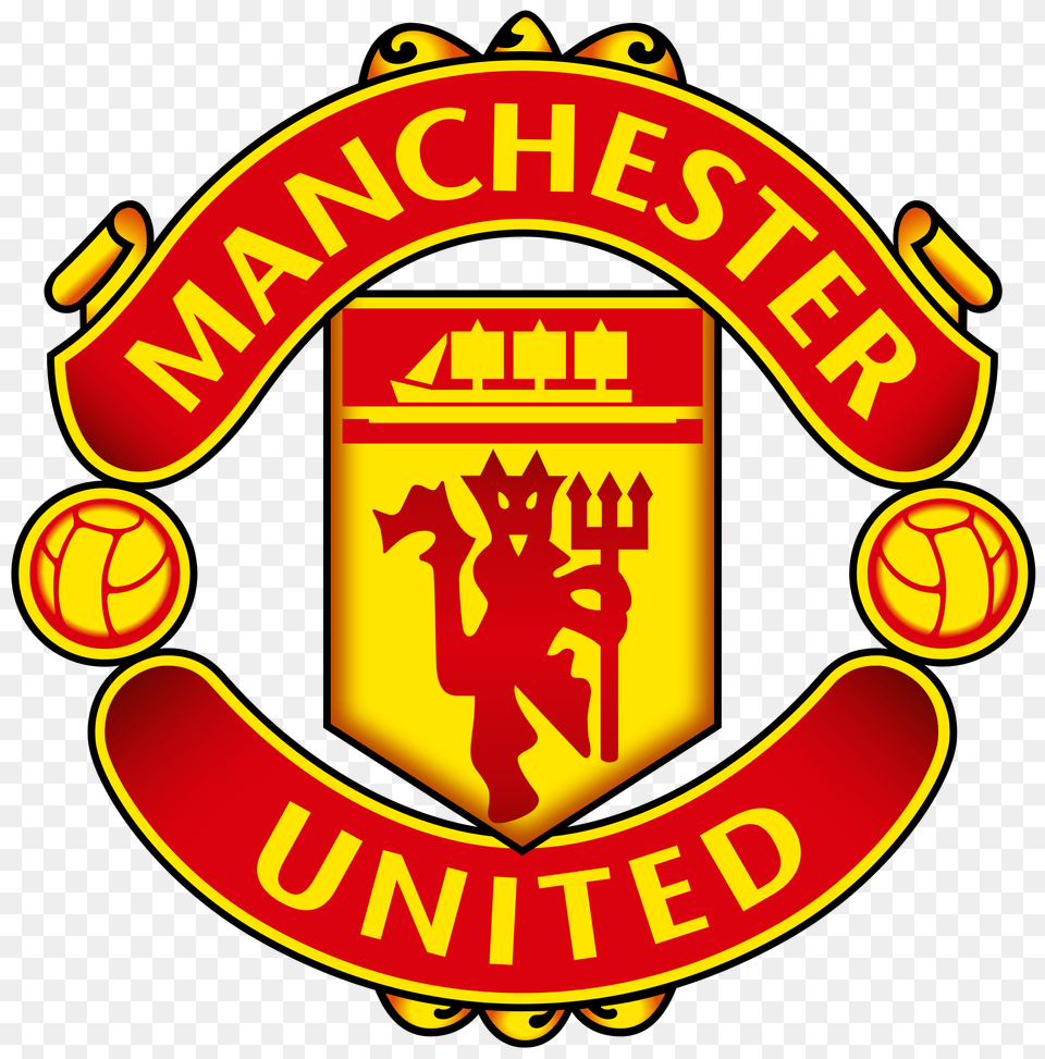 Manchester United Logo Football Club, Dynamite, Weapon, Symbol, Emblem Png