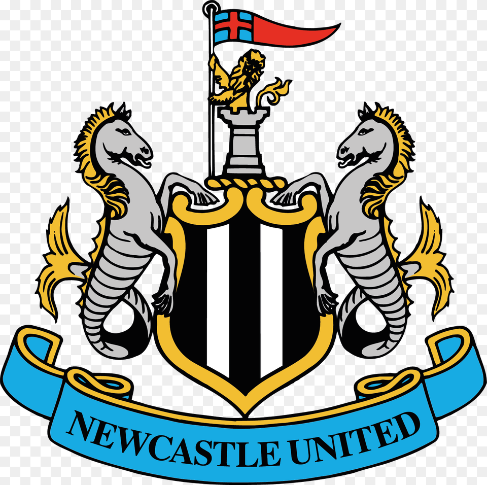 Manchester United Logo Transparent Logo Newcastle United, Emblem, Symbol, Face, Head Png Image