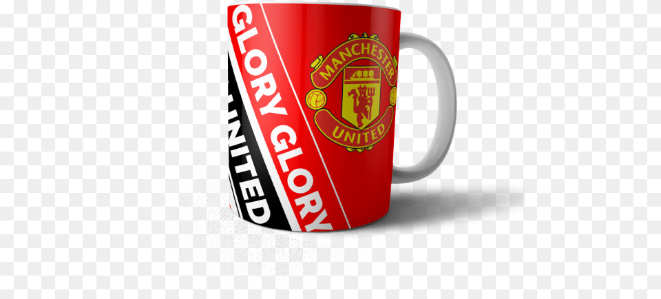 Manchester United Mug Manchester United Mugs, Cup, Beverage, Can, Tin Free Png