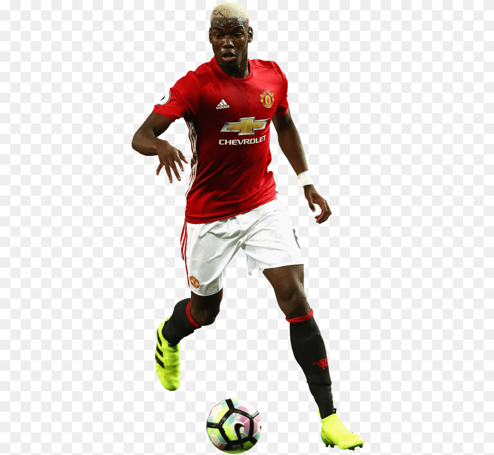 Manchester United Pic Pogba Man Utd, Adult, Sphere, Soccer Ball, Soccer Free Png Download