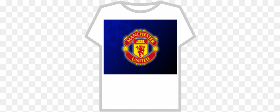 Manchester Unitedlogobedroomwallstickersdecal Roblox T Shirt Para Roblox Adidas, Clothing, T-shirt, Logo, Symbol Free Png
