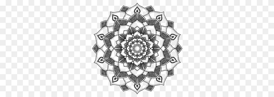 Mandala Gray Png