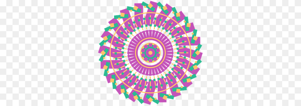 Mandala Pattern, Spiral, Purple, Art Free Png