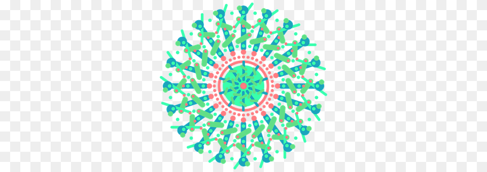 Mandala Pattern, Turquoise Png Image