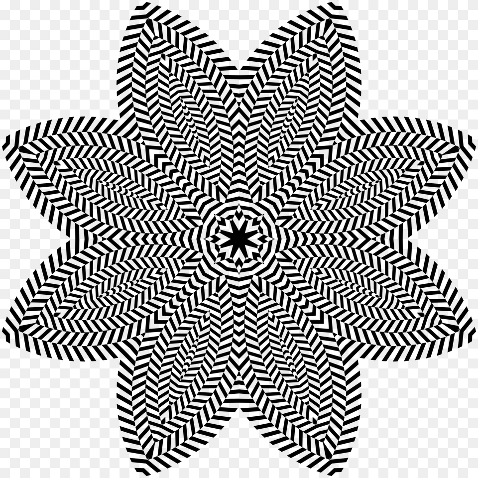 Mandala Black And White, Gray Png Image