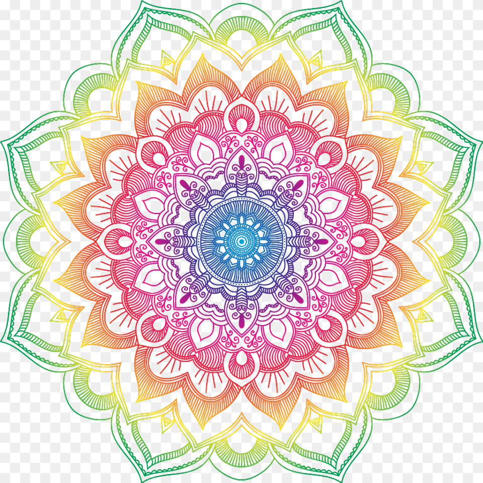 Mandala Colorful Ftestickers Mandala Designs, Accessories, Fractal, Ornament, Pattern Free Png