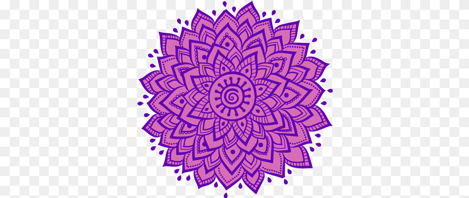 Mandala De Los 7 Chakras, Pattern, Purple, Art, Graphics Png Image