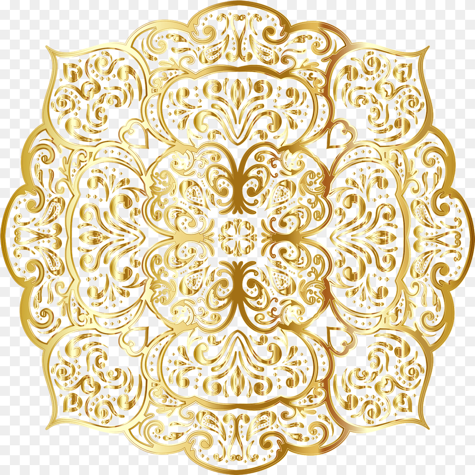 Mandala Decorative Line Art Vector Graphic On Pixabay Decorative, Pattern, Accessories, Crib, Furniture Free Png