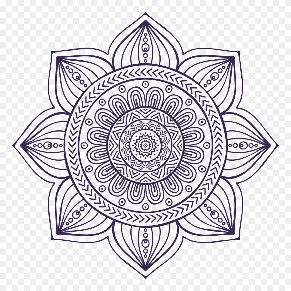 Mandala Drawing Art Livro De Colorir Mandalas, Pattern, Blackboard, Accessories Free Transparent Png