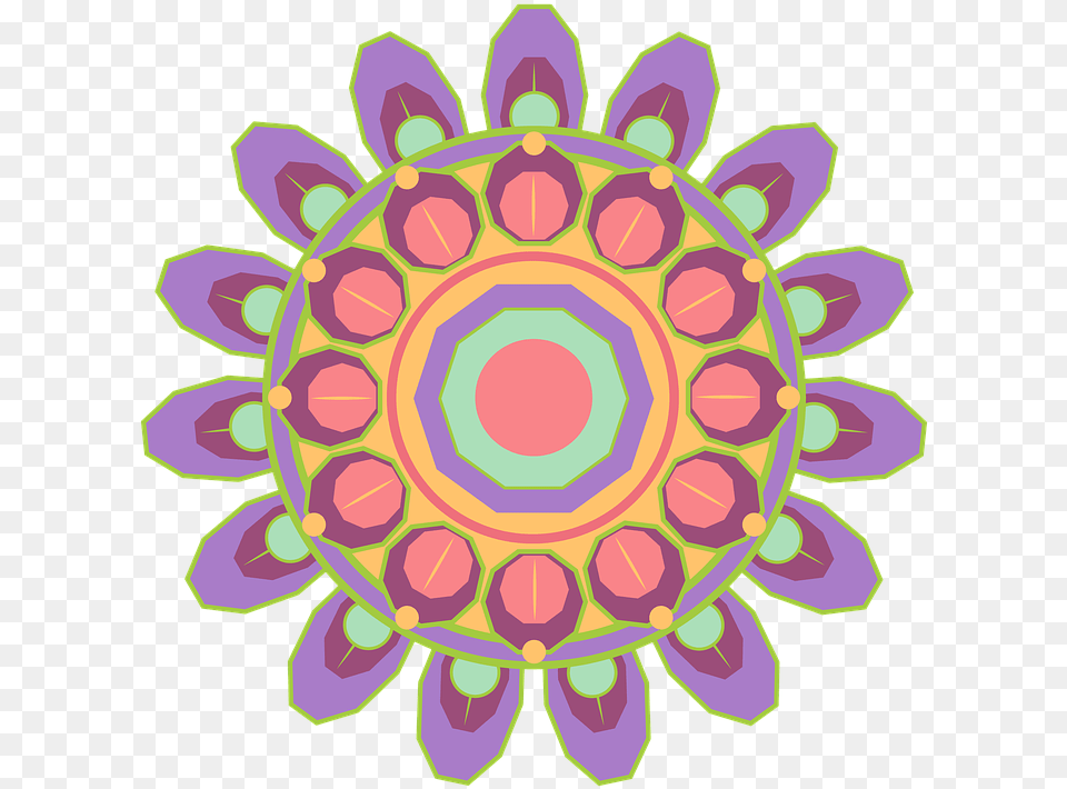 Mandala Geometric Pattern Shapes Circle Symmetry Design, Art, Floral Design, Graphics, Dahlia Free Png