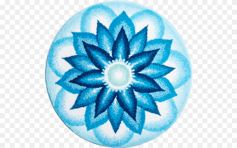 Mandala Heavenly Peace Koupelnov Pedloka Kulat, Home Decor, Pattern, Rug, Ice Png Image