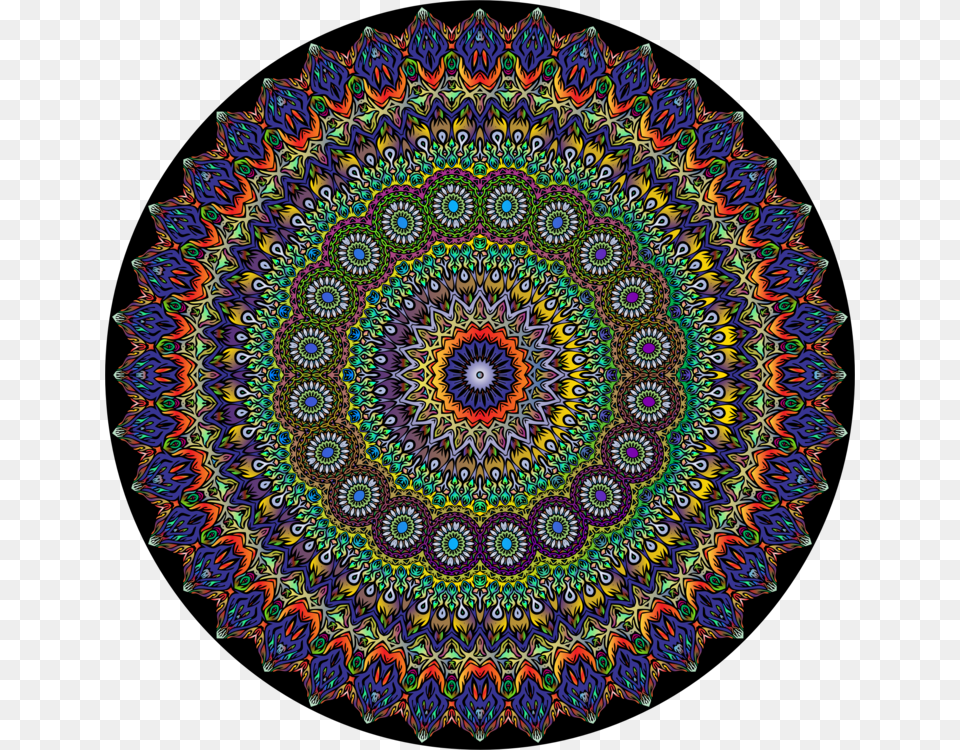 Mandala Hippie Psychedelia Hinduism Color, Pattern, Accessories, Home Decor, Art Free Transparent Png