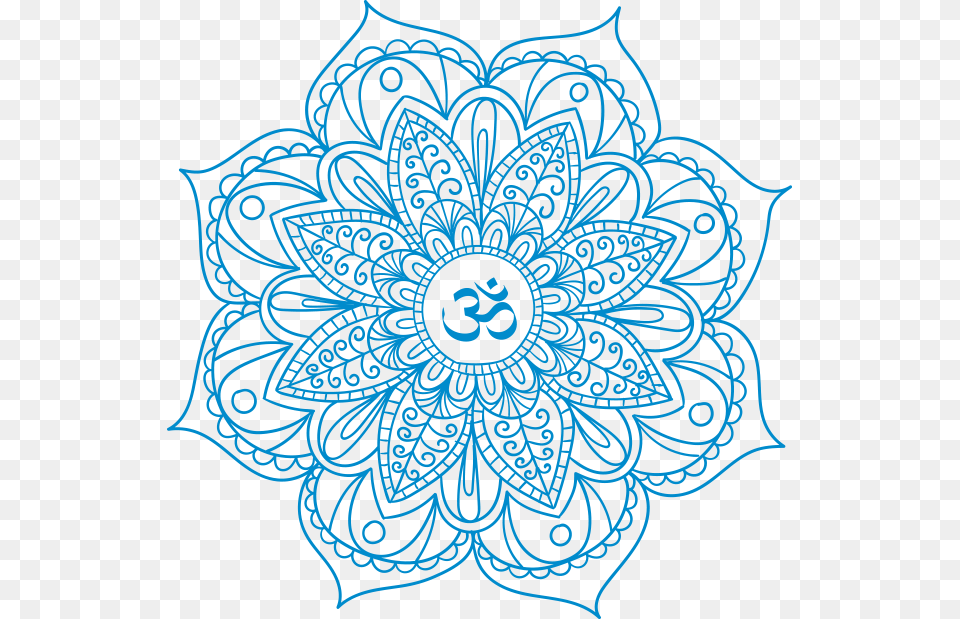 Mandala Mit Om Zeichen, Art, Floral Design, Graphics, Pattern Png