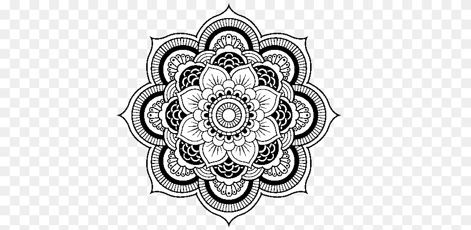 Mandala Oriental Flower Coloring, Art, Doodle, Drawing, Pattern Free Png