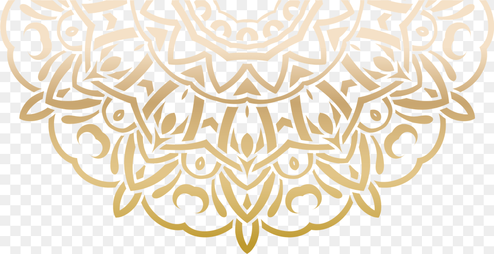 Mandala Pattern Paisley Gold Decor Decoration, Chandelier, Lamp, Art, Floral Design Png Image