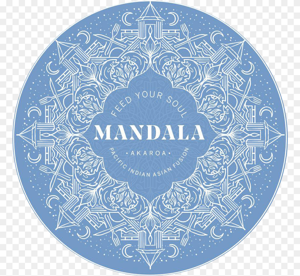 Mandala Restaurant Circle, Plate Png