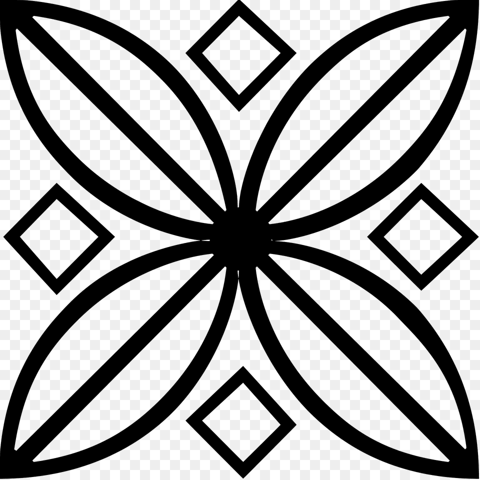 Mandala Silhouette, Pattern, Symbol Png Image