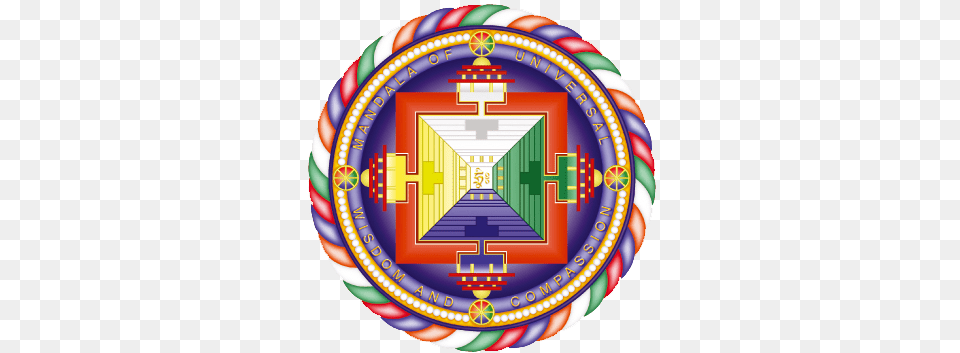 Mandala Universal Compassion Wisdom 900 Marie Reine De La Paix, Badge, Logo, Symbol Png