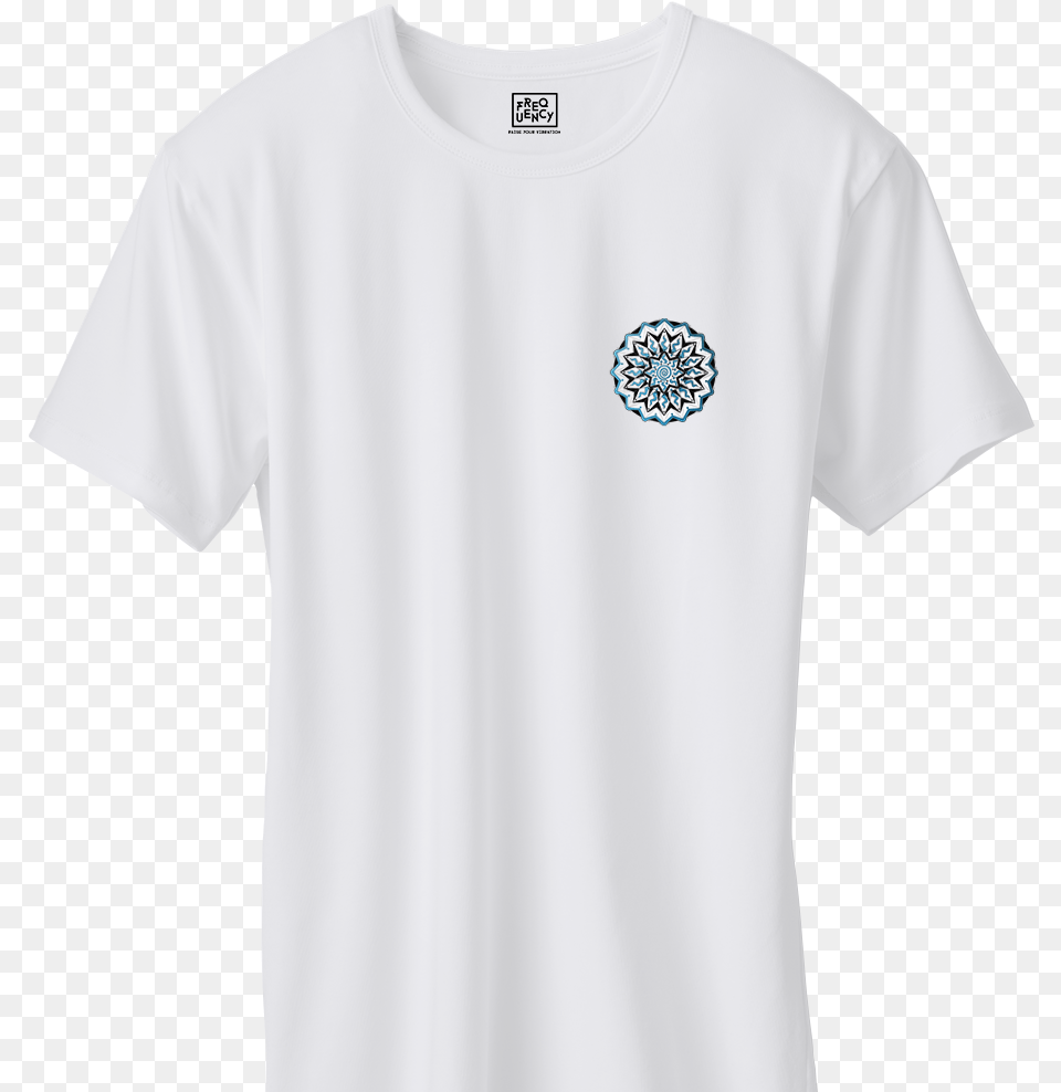 Mandala Vortex White White T Shirt, Clothing, T-shirt, Ball, Football Free Png Download