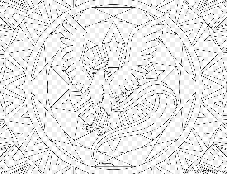 Mandalas De Pokemon Para Colorear, Gray Free Png