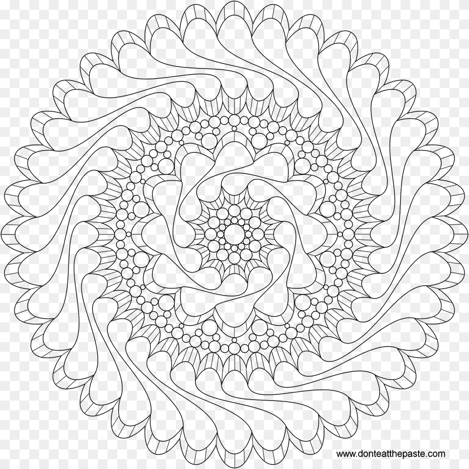 Mandalas Mexicanos Vector, Gray Free Png Download