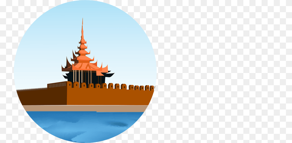 Mandalay Palace Clipart, Architecture, Building, Spire, Tower Free Png Download