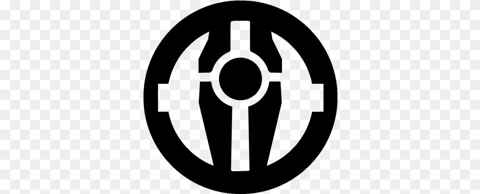 Mandalorian Clan Symbols Sith Symbol, Gray Free Png