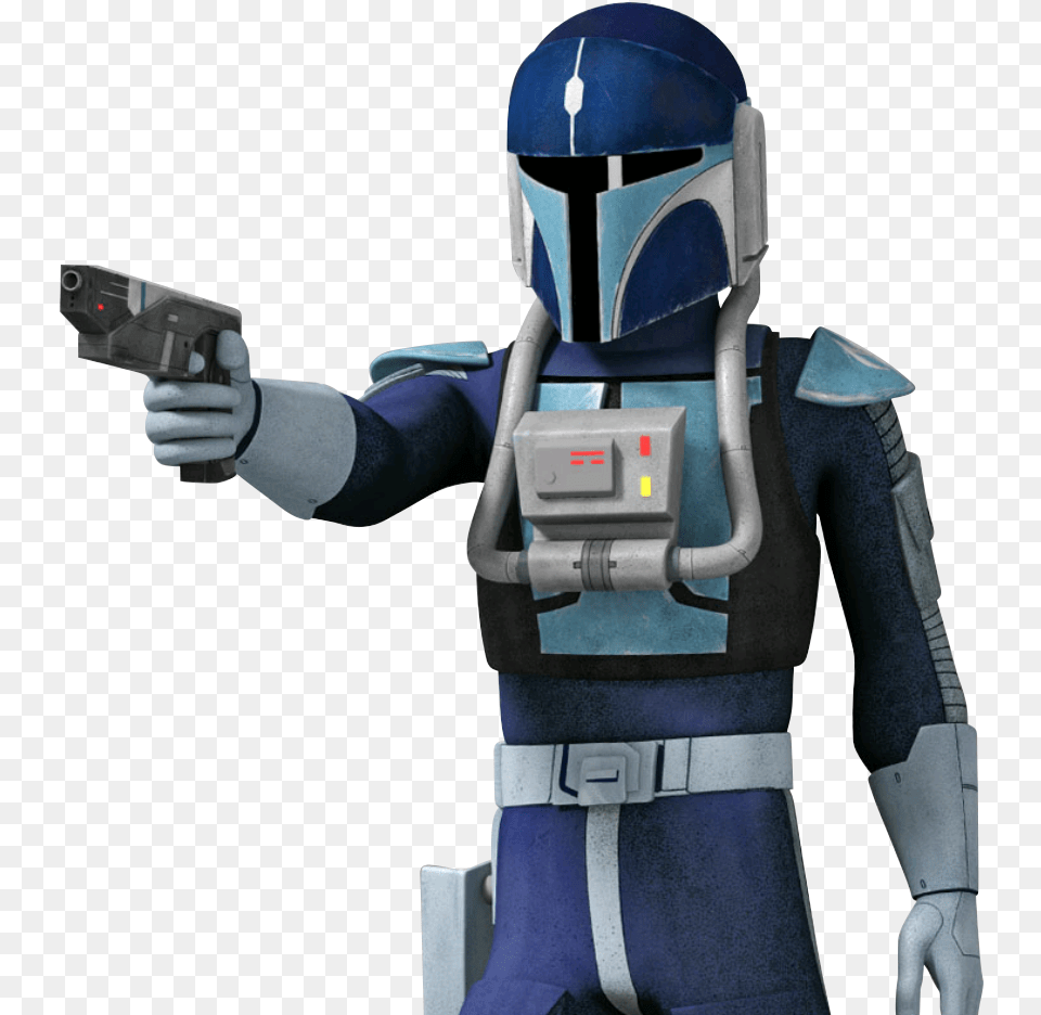 Mandalorian Protectors Star Wars Mandalorian Pilot, Person, Gun, Weapon, Robot Free Png Download