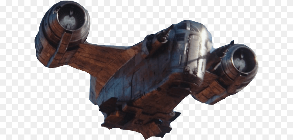 Mandalorian Spaceship Starwars Sticker By Cheri Razor Crest, Aircraft, Transportation, Vehicle, Adult Free Png Download