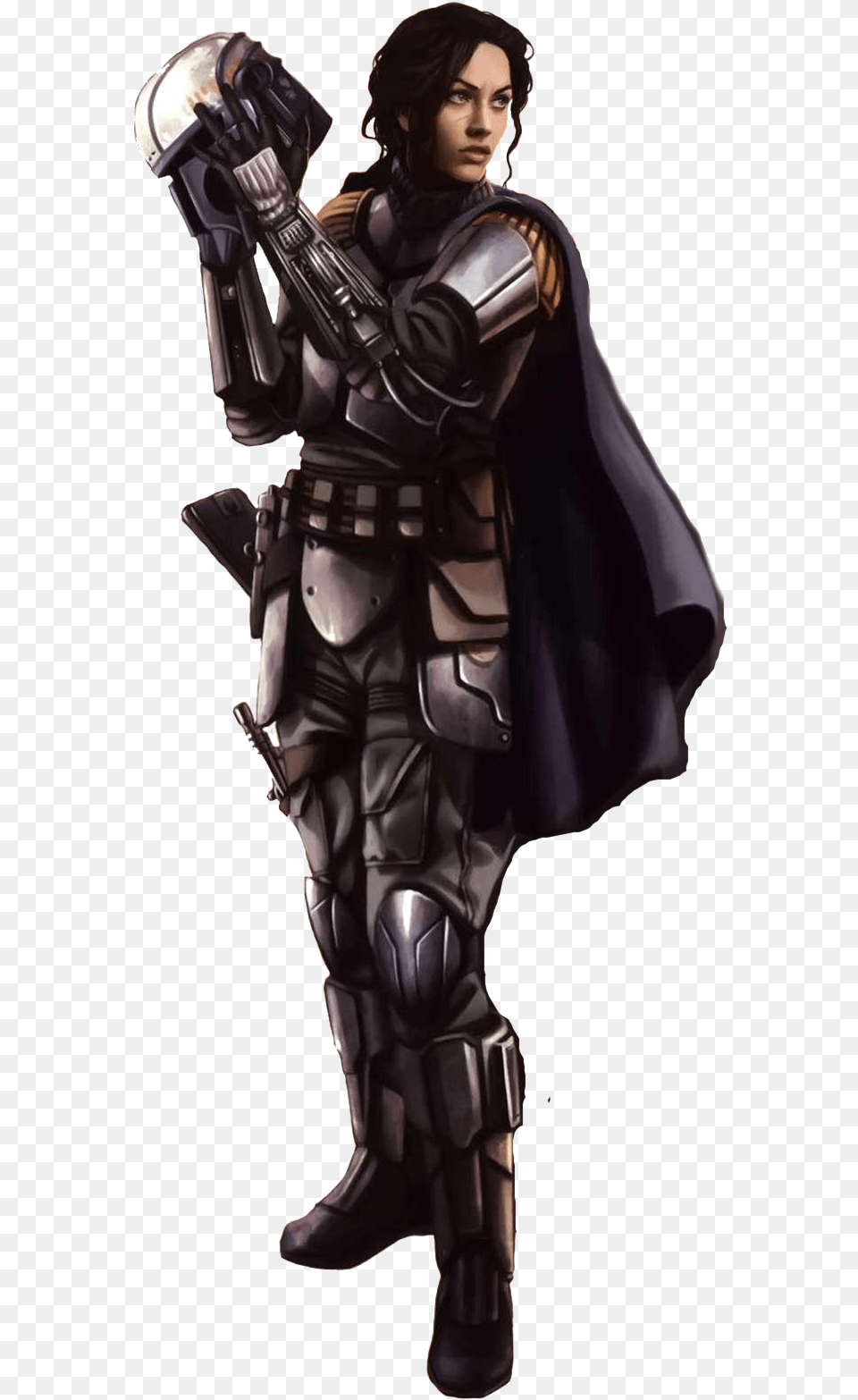 Mandalorian Star Wars Female Bounty Hunter, Adult, Person, Woman, Armor Free Transparent Png