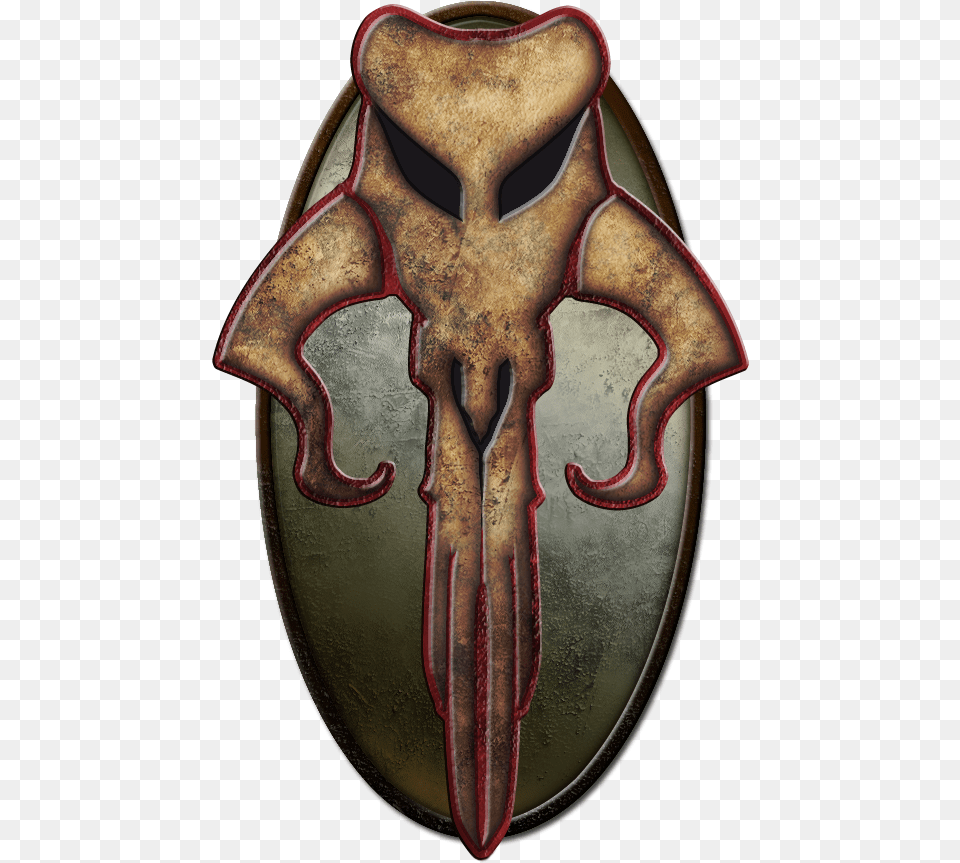 Mandalorian Symbol, Armor, Smoke Pipe Png Image